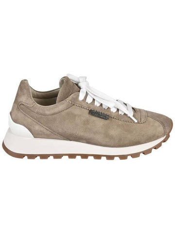 suede low top sneakers brown - BRUNELLO CUCINELLI - BALAAN 1