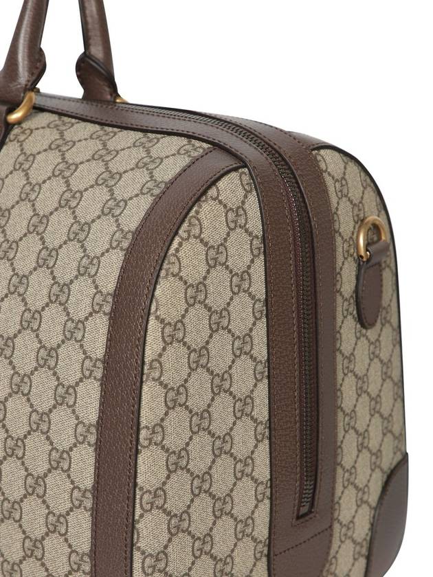 Supreme Savoy Small Duffel Bag Beige Ebony - GUCCI - BALAAN 5