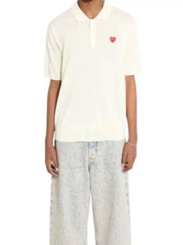 Polo T Shirt P1N094 6 White - COMME DES GARCONS - BALAAN 1