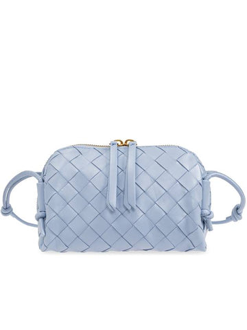 Bottega Veneta Shoulder Bag Concert, Women's, Light Blue - BOTTEGA VENETA - BALAAN 1