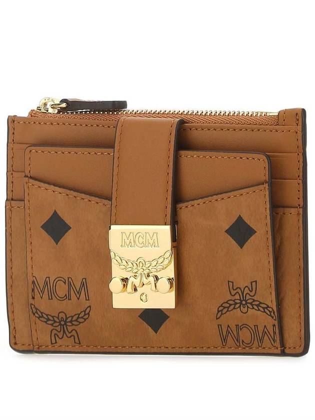 Patricia Bacetos Card Wallet Brown - MCM - BALAAN 3