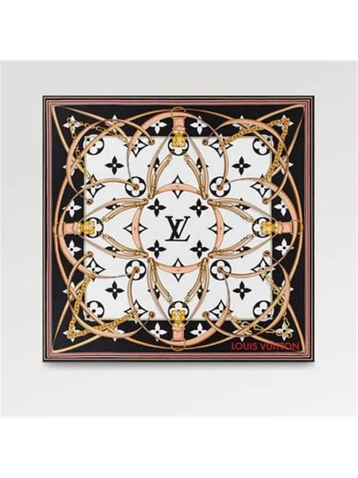 Ultimate Monogram Square Scarf Black - LOUIS VUITTON - BALAAN 2