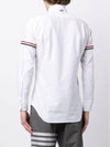 Armband Oxford Long Sleeve Shirt White - THOM BROWNE - BALAAN 3