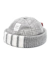 4-Bar Beanie Grey - THOM BROWNE - BALAAN 1