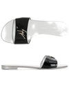 Silver Logo Sandals E800003 012 - GIUSEPPE ZANOTTI - BALAAN 1