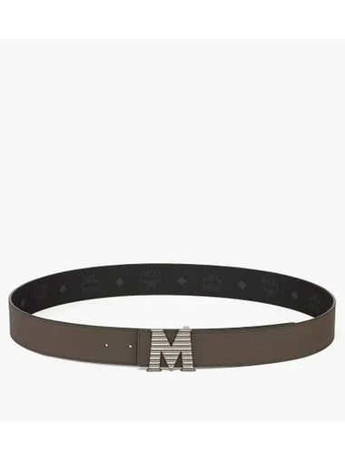 Claus Embossed Leather Fluted M Belt 1 5 MXBFSCJ05FF - MCM - BALAAN 1