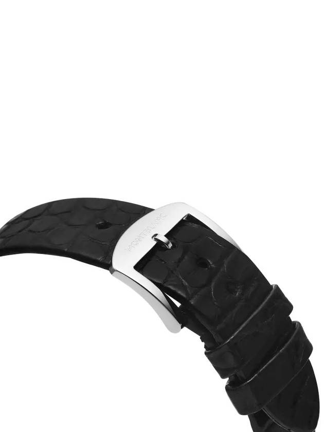 Boheme Quartz Dial Leather Watch Black White - MONTBLANC - BALAAN 4