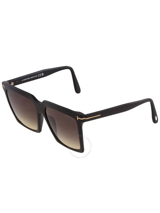 Eyewear Temple Square Sunglasses Black - TOM FORD - BALAAN 4