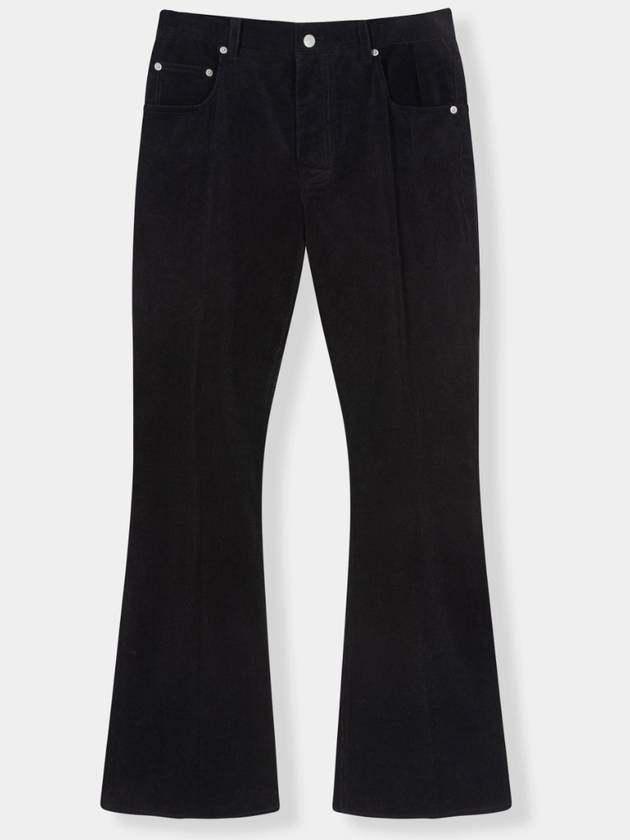 Carpenter Corduroy Flare Pants Black - KINETO - BALAAN 3