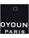 Men's Back Logo Long Sleeve T-Shirt Black W241TS17718B - WOOYOUNGMI - BALAAN 3
