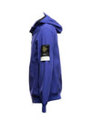 Wappen Patch Soft Shell Hooded Jacket Blue - STONE ISLAND - BALAAN 3