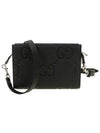 Jumbo GG Mini Cross Bag Black - GUCCI - BALAAN 4