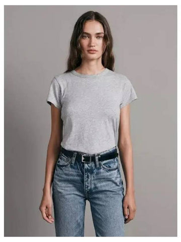 Rag Bone Women s Slub T Shirt Heather Gray Domestic Product GM0024052283490 - RAG & BONE - BALAAN 1