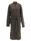 Women's Bernard Wool Cashmere Long Cardigan Khaki - MAX MARA - BALAAN 2