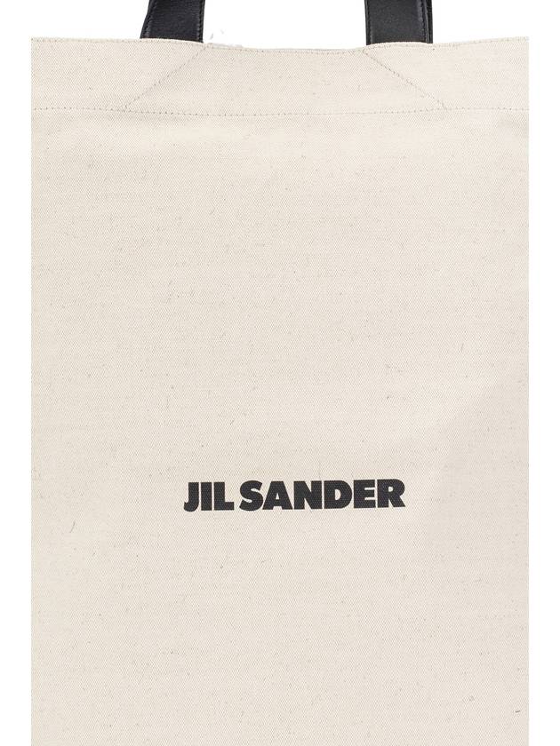 Women's Logo Shopper Tote Bag Cream - JIL SANDER - BALAAN 7