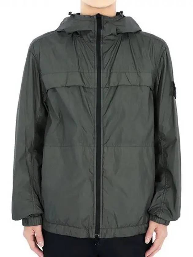 Crinkle Reps Hooded Jacket Dark Green - STONE ISLAND - BALAAN 2