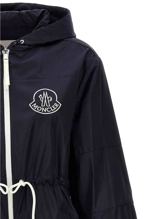 Women's Veirade Hooded Parka Navy - MONCLER - BALAAN 5