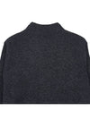 Baby Fox Patch Boxy Cardigan Dark Grey Melange - MAISON KITSUNE - BALAAN 9