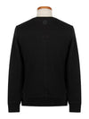 Logo Print Zipper Design Cotton Sweatshirt Black - PHILIPP PLEIN - BALAAN 4