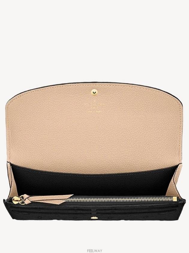 Emilie Wallet Monogram Empreinte Black - LOUIS VUITTON - BALAAN 4