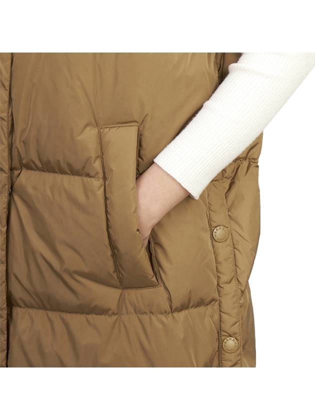 Zimino Padded Vest Brown - MAX MARA - BALAAN 9