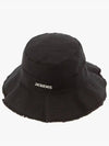 Le Bob Artichaut Bucket Hat Black - JACQUEMUS - BALAAN 4