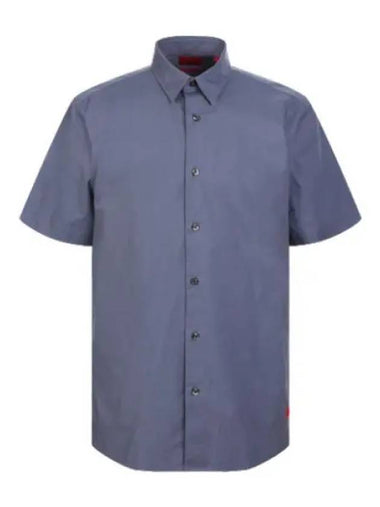 HUGO cotton short sleeve shirt relaxed fit 50475668 462 - HUGO BOSS - BALAAN 1