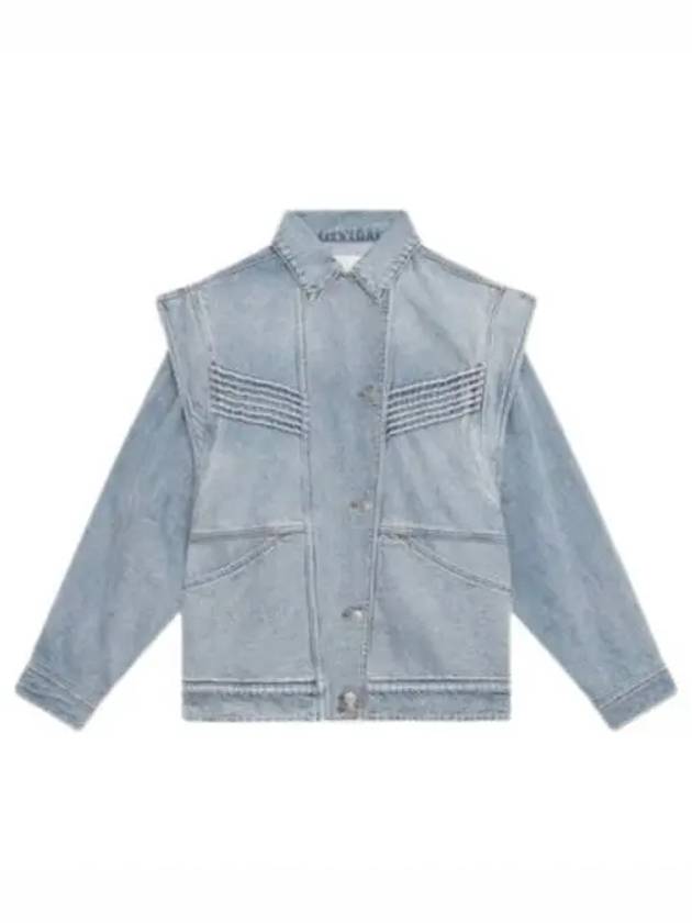 Hamon Denim Jacket Ice Blue - ISABEL MARANT - BALAAN 2