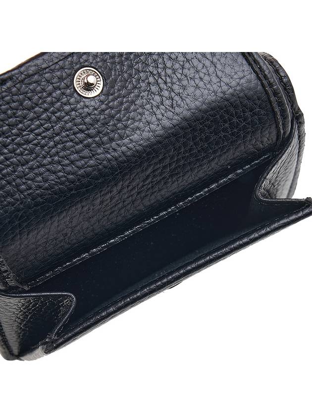 Vegan Biogreen Flap Small Half Wallet Black - VIVIENNE WESTWOOD - BALAAN 8