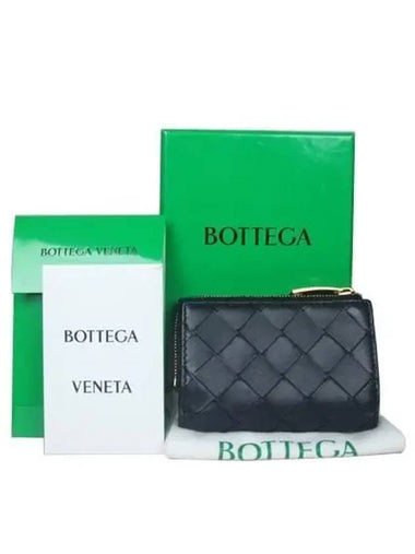 690568 Small Intrecciato 3 stage folder zipper wallet 1 - BOTTEGA VENETA - BALAAN 1