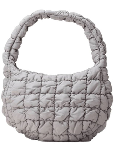 Quilted Mini Shoulder Bag Grey - COS - BALAAN 1