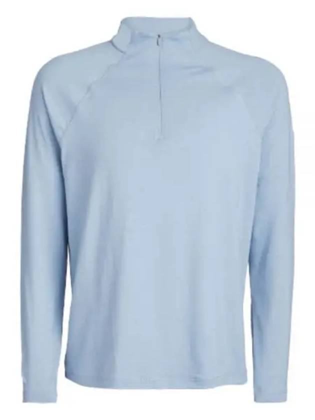 Men's Luxe Quarter Half Zip Layer Long Sleeve T-Shirt Blue - G/FORE - BALAAN 2