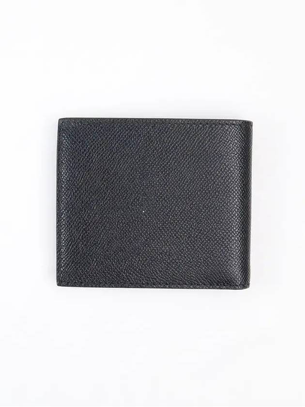 Grainy Leather TB Half Wallet Black - BURBERRY - BALAAN 3