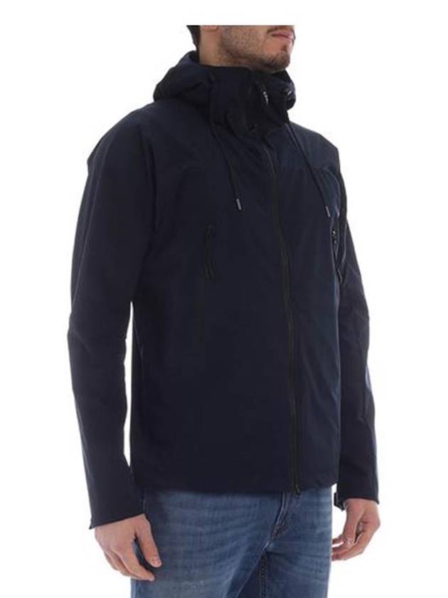 Men's Lens Wappen Hooded Jacket Navy - CP COMPANY - BALAAN 4