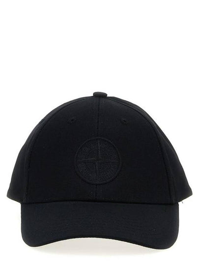 99661 Cotton Rep 6 Panel Ball Cap Black - STONE ISLAND - BALAAN 2