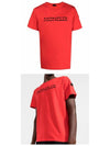 Logo Short Sleeve T-Shirt Red - MONCLER - BALAAN 5