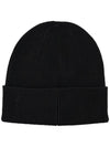 K Coder Pulley B Logo Embroidered Beanie Black - DIESEL - BALAAN 3