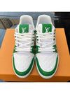 LV trainer sneakers green - LOUIS VUITTON - BALAAN 5