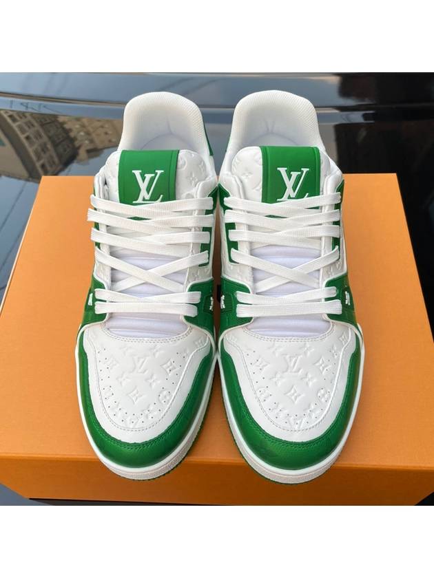 LV trainer sneakers green - LOUIS VUITTON - BALAAN 5