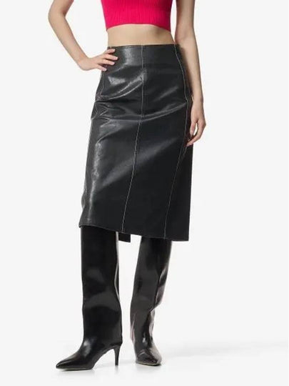 O-Taten Midi A-Line Skirt Black - DIESEL - BALAAN 2