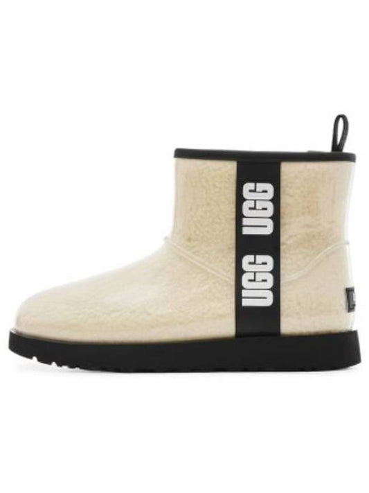 Women's Classic Clear Mini Rain Boots Natural - UGG - BALAAN 2