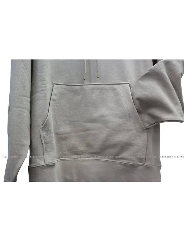 Box Logo Cotton Hoodie Beige - MSGM - BALAAN 6