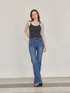 Spandex Bootcut Denim Straight Jeans Deep Blue - LESEIZIEME - BALAAN 2