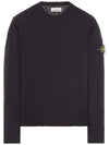 Wappen Patch Crew Neck Knit Top Black - STONE ISLAND - BALAAN 2