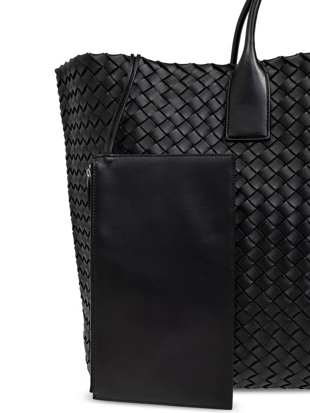 Bottega Veneta Leather Bag Maxi Cabat, Men's, Black - BOTTEGA VENETA - BALAAN 6