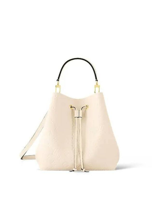 Neonoe MM Leather Bucket Bag Cream - LOUIS VUITTON - BALAAN 2