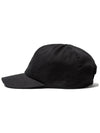 11th Anniversary Logo Embroidered Ball Cap Black - CP COMPANY - BALAAN.