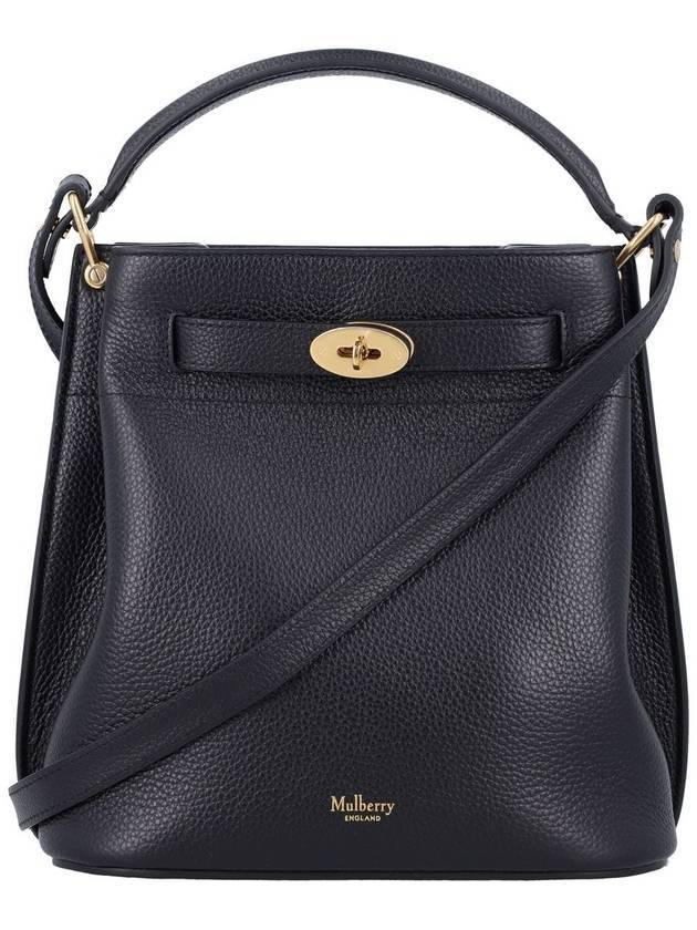 Islington Small Classic Grain Bucket Bag Black - MULBERRY - BALAAN 1