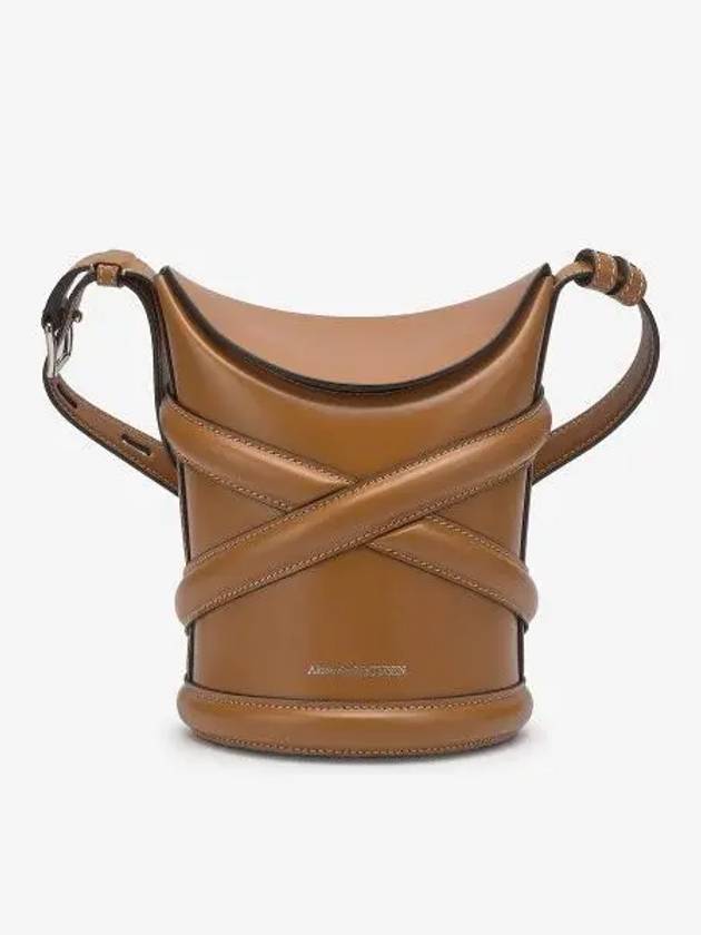 The Curve Small Bucket Bag Tan - ALEXANDER MCQUEEN - BALAAN 2