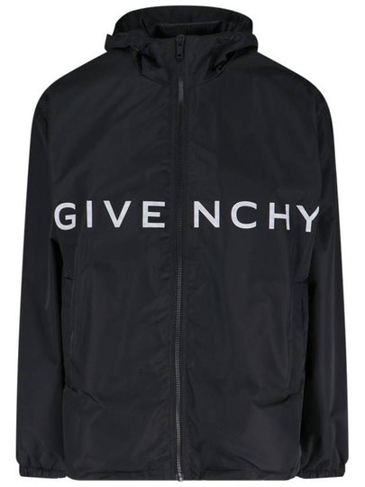 Maxi Logo Windbreaker Black - GIVENCHY - BALAAN 2